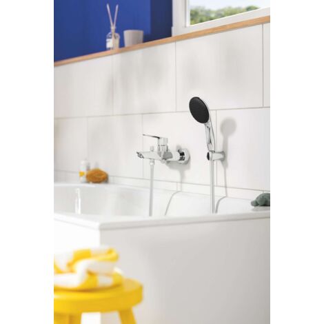 Grohe QuickFix Start - Mitigeur de baignoire avec accessoires, chrome 25283002