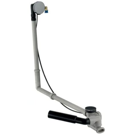 Geberit - Garniture de vidage et de trop-plein pour baignoire avec remplissage, longueur 730 mm, kit pour assemblage, chrome 150.711.21.6