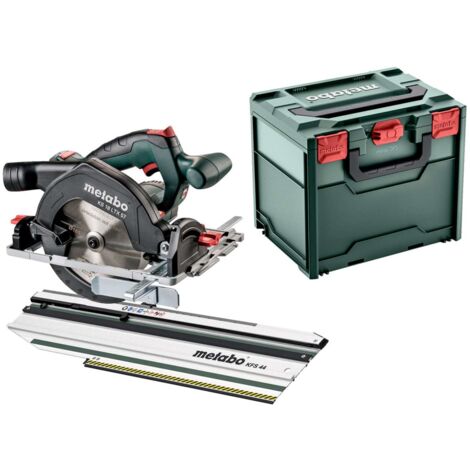 Metabo – Scie circulaire sans fil 18V 165 mm – Profondeur de coupe 57 mm – Rail de guidage – Moteur Brushless – 691195000