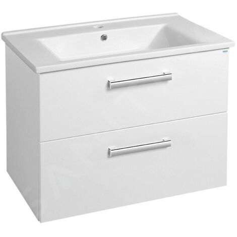 Aqualine Vega - Meuble lavabo 720x576x436 mm, blanc VG073 (1/5)