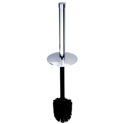 Nimco Pièces de rechange - Brosse de toilette de rechange avec couvercle, noir/chrome 1178W-26 (1/2)