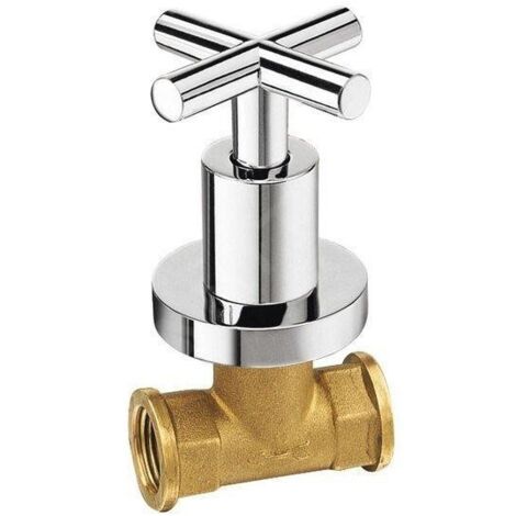 Sapho Axia - Robinet refermable encastré avec corps d'encastrement, chaude, chrome 505H