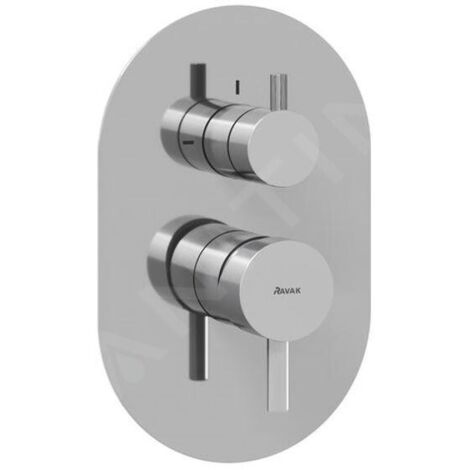 Ravak Espirit - Mitigeur encastrable, pour 2 sorties, chrome X070208 (1/3)