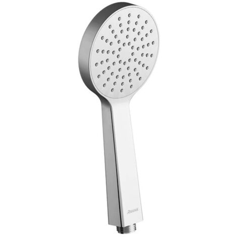 Ravak - Douchette Flat S 960.00, plate, 1 fonction, diamètre 10 cm, chromé X07P343 (1/2)