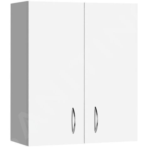 Aqualine Simplex Eco - Armoire suspendue 500x600x240 mm, blanc mat SIME530 (1/5)