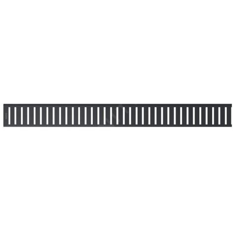Alca Grilles - Caillebotis pour auge linéaire 145 cm, noir mat PURE-1450BLACK (1/2)