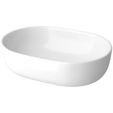 Cersanit Moduo - Vasque à poser, 50x36 cm, sans trop-plein, blanc K116-049