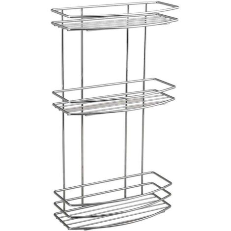 Aqualine Chrom Line - Triple étagère en fil de fer, chromée 37045 (1/3)