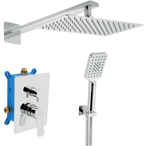 Novaservis Metalia 54 - Set de douche avec mitigeur encastré, corps d’encastrement, 30x20 cm, 3 jets, chrome SADA54051R,0 (1/4)