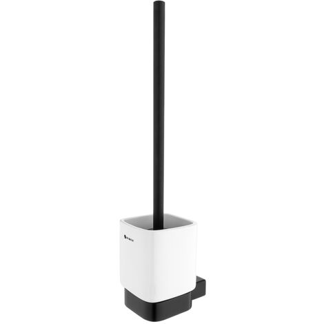 Nimco Kibo Black Toilet brush, brosse de toilette, récipient en céramique Ki-14094KN-90 (1/4)
