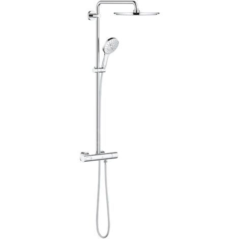 Grohe Rainshower SmartActive - Colonne de douche 310 avec mitigeur thermostatique, 9,5 l/min, 3 jets, chrome 27968001 (1/5)