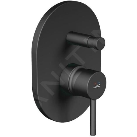 Jika Mio Style - Mitigeur encastré 2 sorties, avec corps d’encastrement, noir mat H3212F67160001 (1/3)