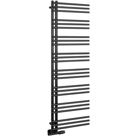 Élément chauffant 1540x450mm 513W noir – Forme E en acier – Pour chauffage électrique et central – PS415B – Aqualine