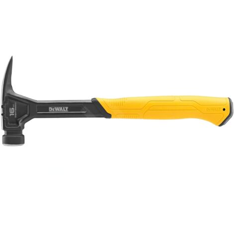 DeWALT Outillage - Marteau de charpentier 454 g, panne droite, tête plate DWHT51003-0