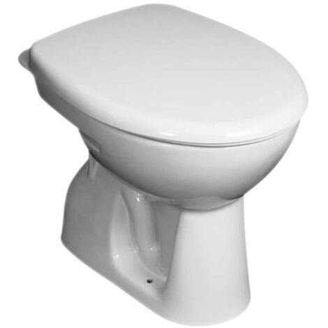 Jika – WC sur pied évacuation verticale céramique blanche – Dimensions 355x390x480mm – Volume de rinçage 3/6L – 8223970000001 - H8223970000001
