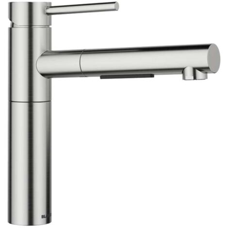 Blanco Alta II - Mitigeur d'évier avec douchette extractible, inox 527544 (1/2)