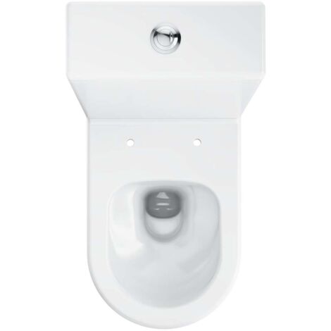 Ravak - WC à poser avec abattant SoftClose, évacuation vario, remplissage latéral, RimOff, blanc X01872