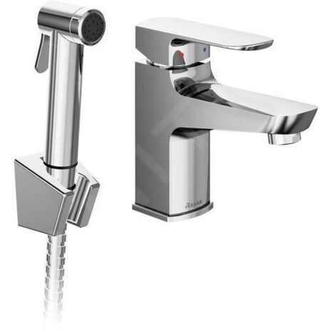 Ravak - Mitigeur de lavabo avec douchette de bidet, chrome X070165 (1/2)