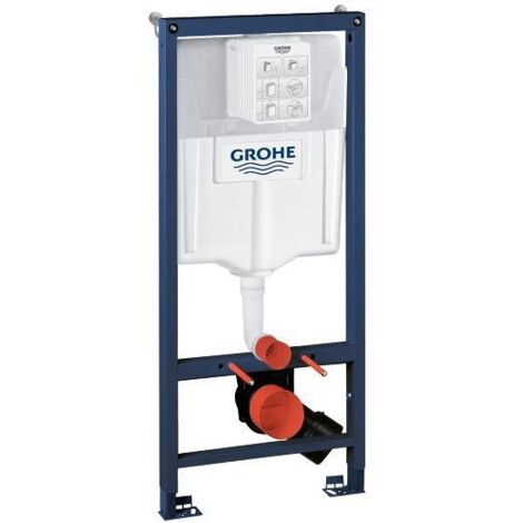 Grohe – Bâti support WC Rapid SL 1,13 m – Compatible cuvettes suspendues – Réservoir 6-9 litres – Installation sans outil