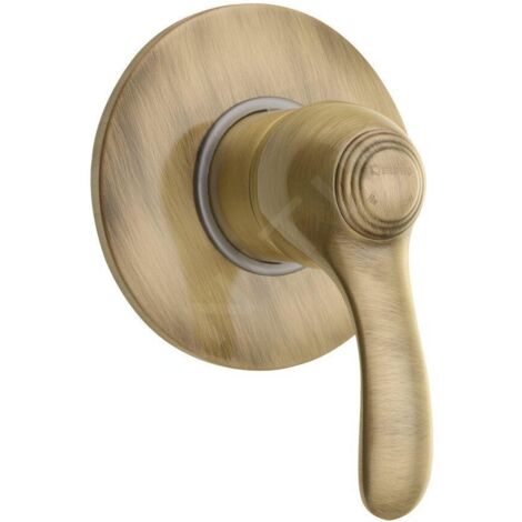 Sapho Kirké - Mitigeur de douche encastré, avec corps d’encastrement, bronze KI41B (1/2)