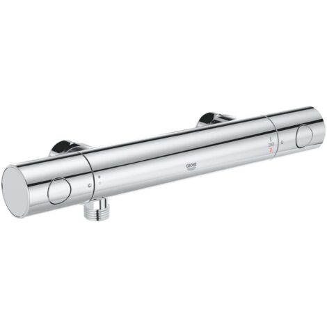 Grohe – Mitigeur thermostatique de baignoire chrome – Entraxe 150 mm – Poignée MetalGrip ergonomique – 34767000