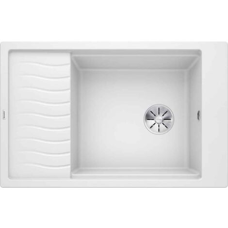 Blanco Elon XL 6 - Évier en silgranite, 78x50 cm, avec accessoires, InFino, blanc 524838