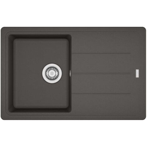 Franke Basis - Evier en fragranite BFG 611-78, 78x50 cm, gris ardoise 114.0713.945 (1/2)