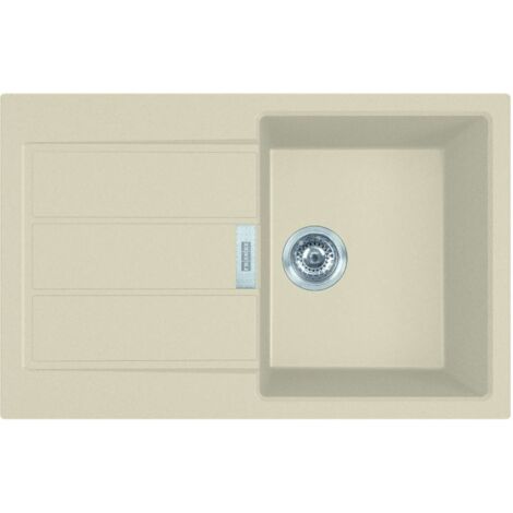 Franke Sirius 2.0 - Évier en tectonite S2D 611-78, 780x500 mm, beige 143.0670.896 (1/2)