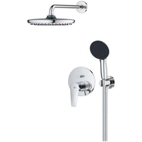 Grohe Start Edge - Set de douche encastré, diamètre 25 cm, 2 jets, chrome 25293000