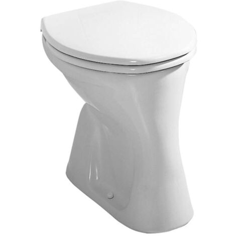 Jika Dino - WC à poser, chasse d'eau plate, évacuation par le bas, blanc H8220080000001