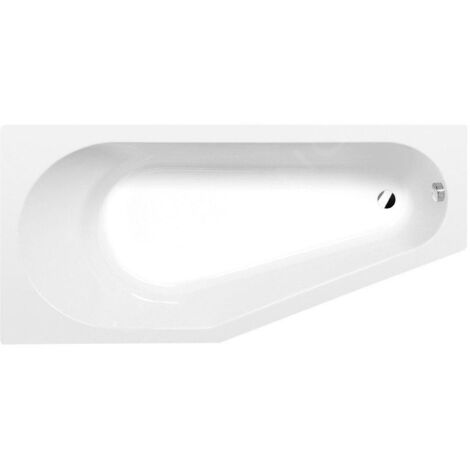 Polysan - Baignoire asymétrique Tigra L, 170x80x46 cm, blanc 90111 (1/5)