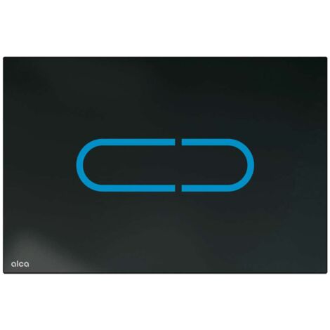 Alca - Contrôle électronique de l'encastrement, avec rétro-éclairage, pour les modules d'installation Slim, verre/noir NIGHT LIGHT-1-SLIM (1/2)