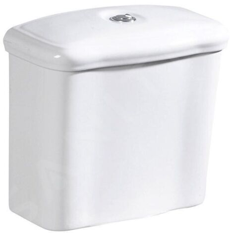 Sapho Kerasan Retro - Réservoir de chasse d´eau à poser, blanc 108101 (1/5)