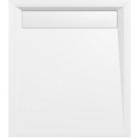 Polysan - Receveur de douche VARESA avec cache siphon, 90x80 cm, blanc 71606 (1/2)