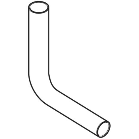 Geberit – Coude de chasse 90° prolongé 39x35cm – Diamètre tube 50mm – Installation flexible pour espaces restreints – Réduit les risques de bouchons