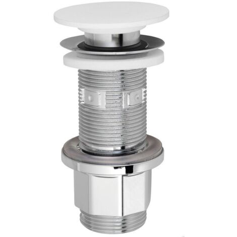 Sapho Accessoires Silfa - Bec de lavabo refermable, bonde Rockstone, blanc mat WA03451 (1/5)