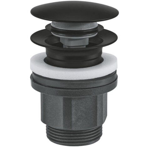 Grohe Accessoires - Bonde de lavabo, noir mat 1024642430