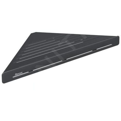 Ravak Slim - Tablette d'angle, noir/noir X07P650 (1/4)