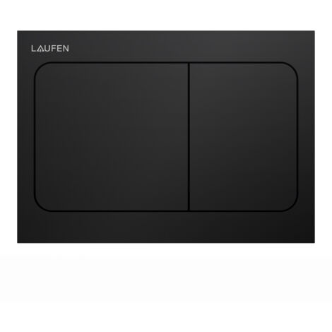 Laufen INEO - Plaque de déclenchement, noir mat H9001137160001