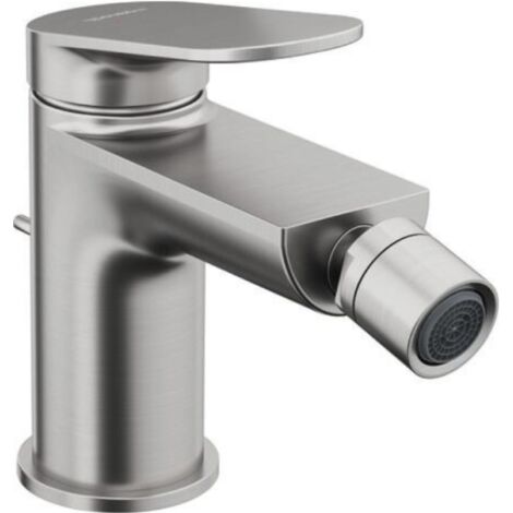 Mitigeur bidet DURAVIT Wave inox brossé