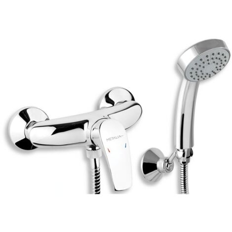 Novaservis Metalia 57 - Robinetterie de douche murale avec pommeau de douche, chrome 57060,0 (1/2)