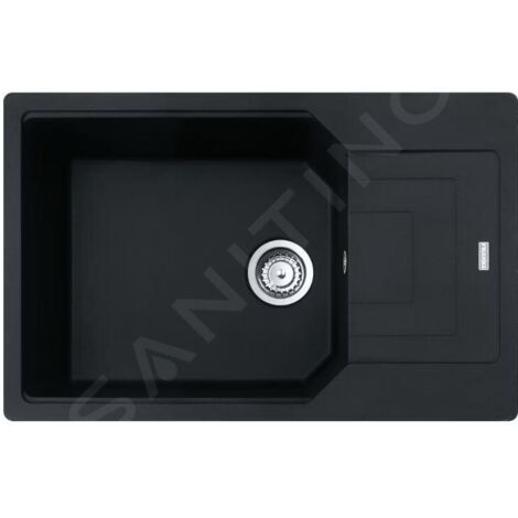 Franke Urban - Évier en fragranit UBG 611-78 BB, 780x500 mm, noir mat 114.0700.104 (1/3)