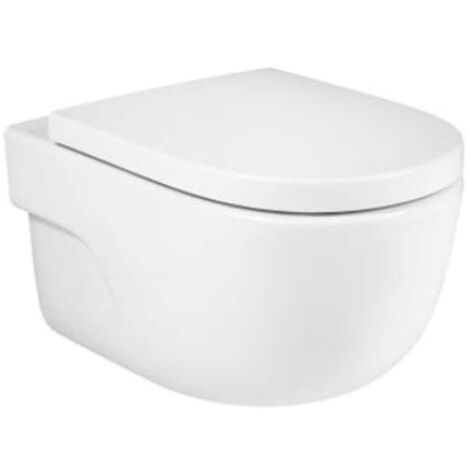 Roca Meridian - WC suspendu, Rimless, blanc A34624L000