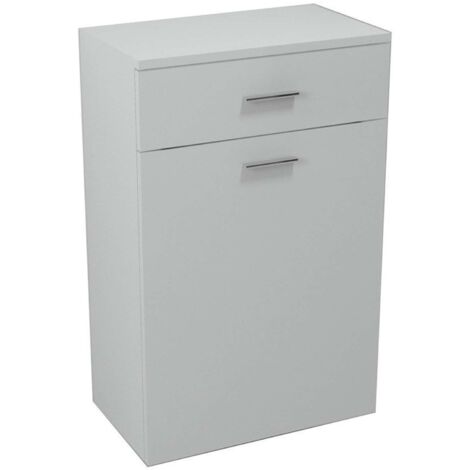 Aqualine Zoja - Armoire inférieure avec panier 50x78x29 cm, blanc 51310 (1/5)