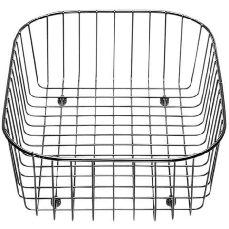 Panier égouttoir d'évier inox 390x310 mm – Amovible pour nettoyage facile – Conçu pour éviers Blanco Plus, Median, Tipo et Viva