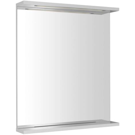 Aqualine Korin - Miroir avec éclairage LED, 60x70 cm, blanc KO390S