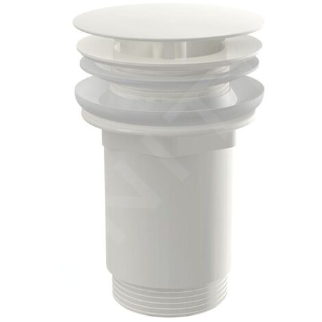 Alca - Sortie de lavabo, non obturable, blanc brillant A396B (1/2)