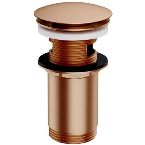 OMNIRES Accessoires - Bonde de lavabo, Click Clack, cuivre brossé A706CPB