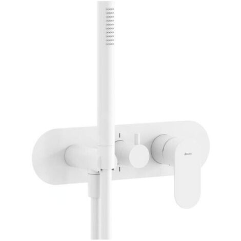 Ravak Eleganta - Mitigeur encastré 2 sorties, blanc mat X070263 (1/4)