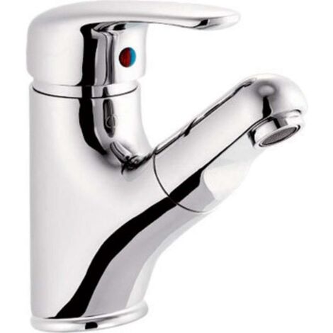 Aqualine Kasiopea - Mitigeur de lavabo avec douchette extractible, chromé 1107-05 (1/2)